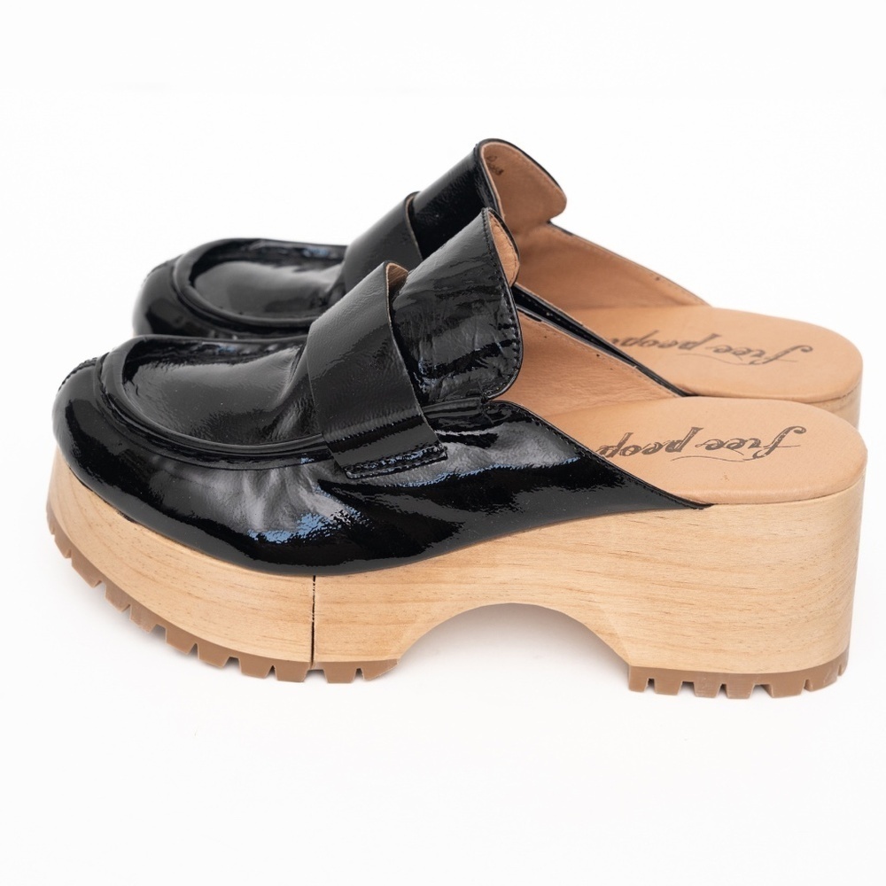 Free People | New! Corbin Loafer Clog Black Size 9‎ - Picture 7 of 13